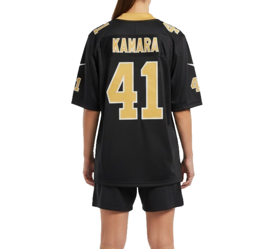 Nike NFL New Orleans Saints Jersey Mens Small Black Alvin Kamara #41 Football